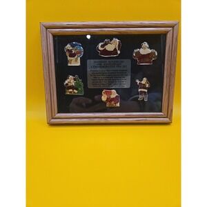 Vintage Haddon Sundblom 60th Anniversary Coca Cola Pin Set LE /500